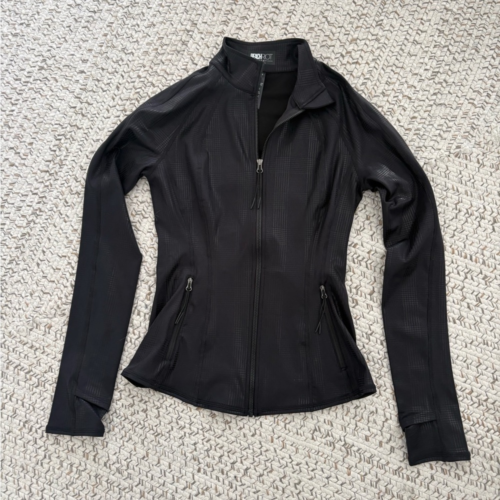 NEVER WORN. Women's Black Zip Up from Beach Riot